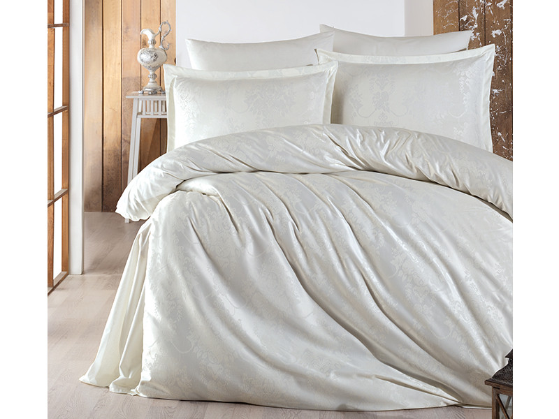 

Комплект постельного белья Clasy Satin Jacquard Cotton Евро сатин-жаккард арт.Calista_V2