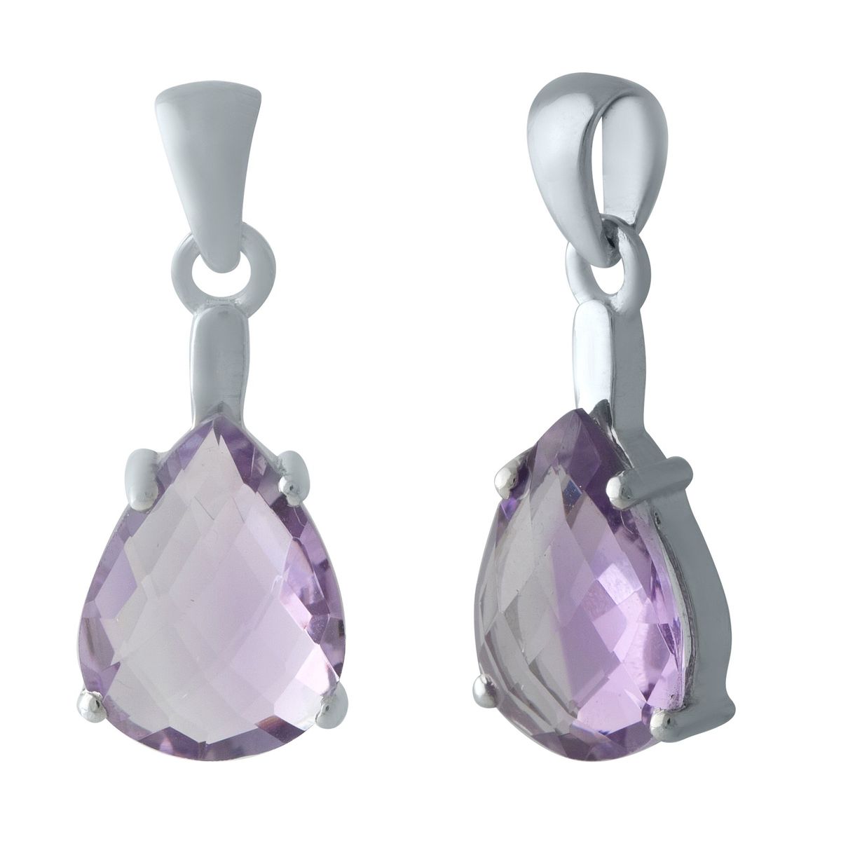 

Серебряная подвеска SilverLine с аметистом