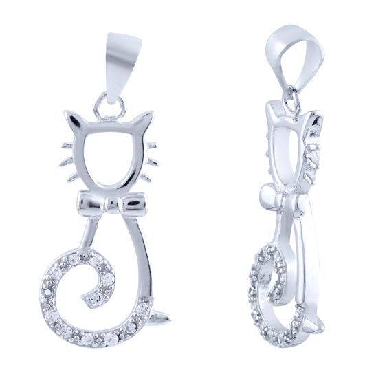 

Серебряная подвеска SilverLine с фианитами