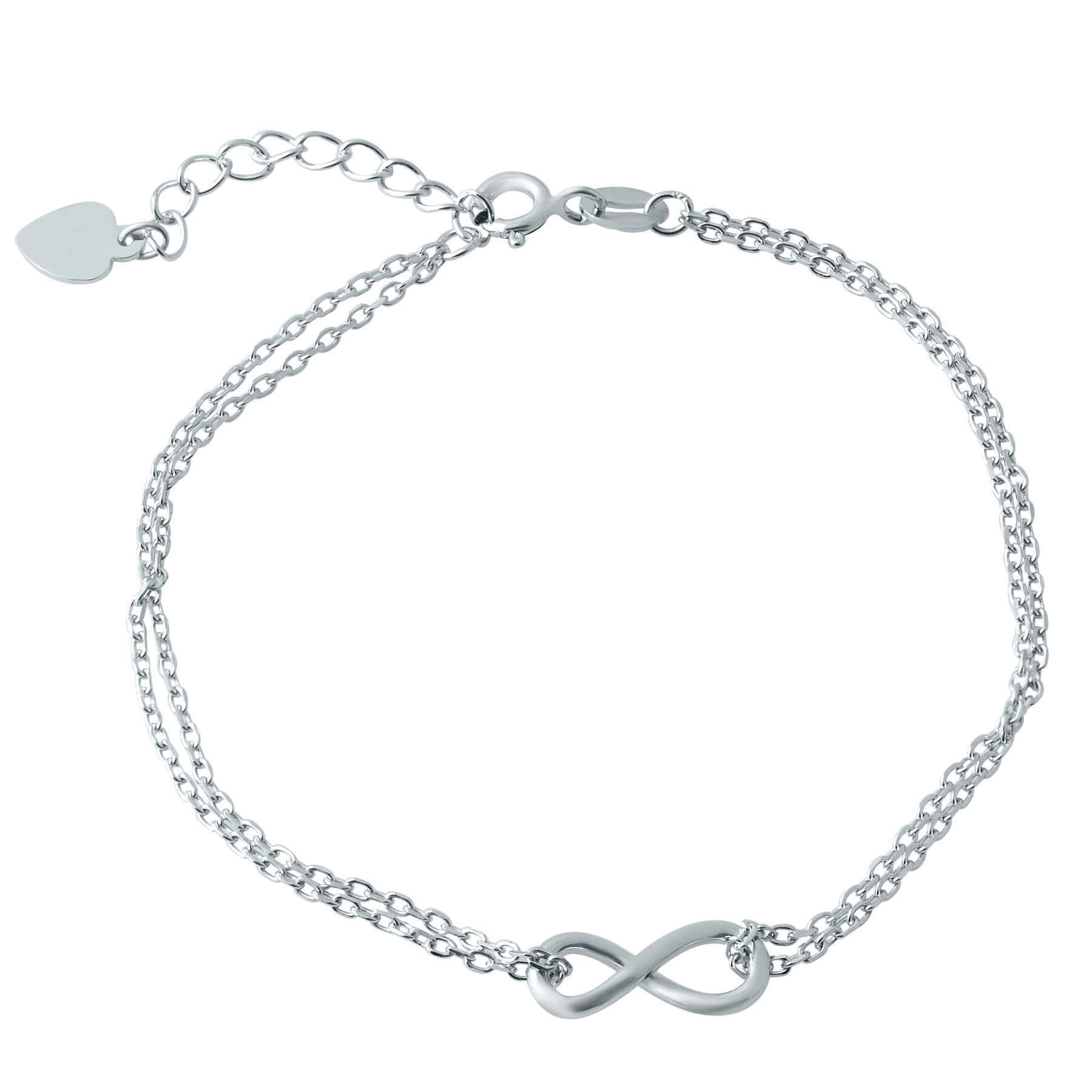 

Серебряный браслет SilverLine без камней 1720 размер