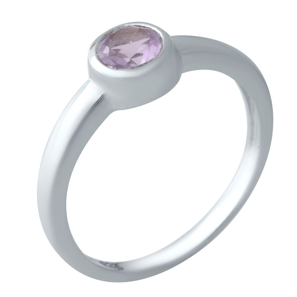 

Серебряное кольцо SilverLine с натуральным аметистом 17.5 размер