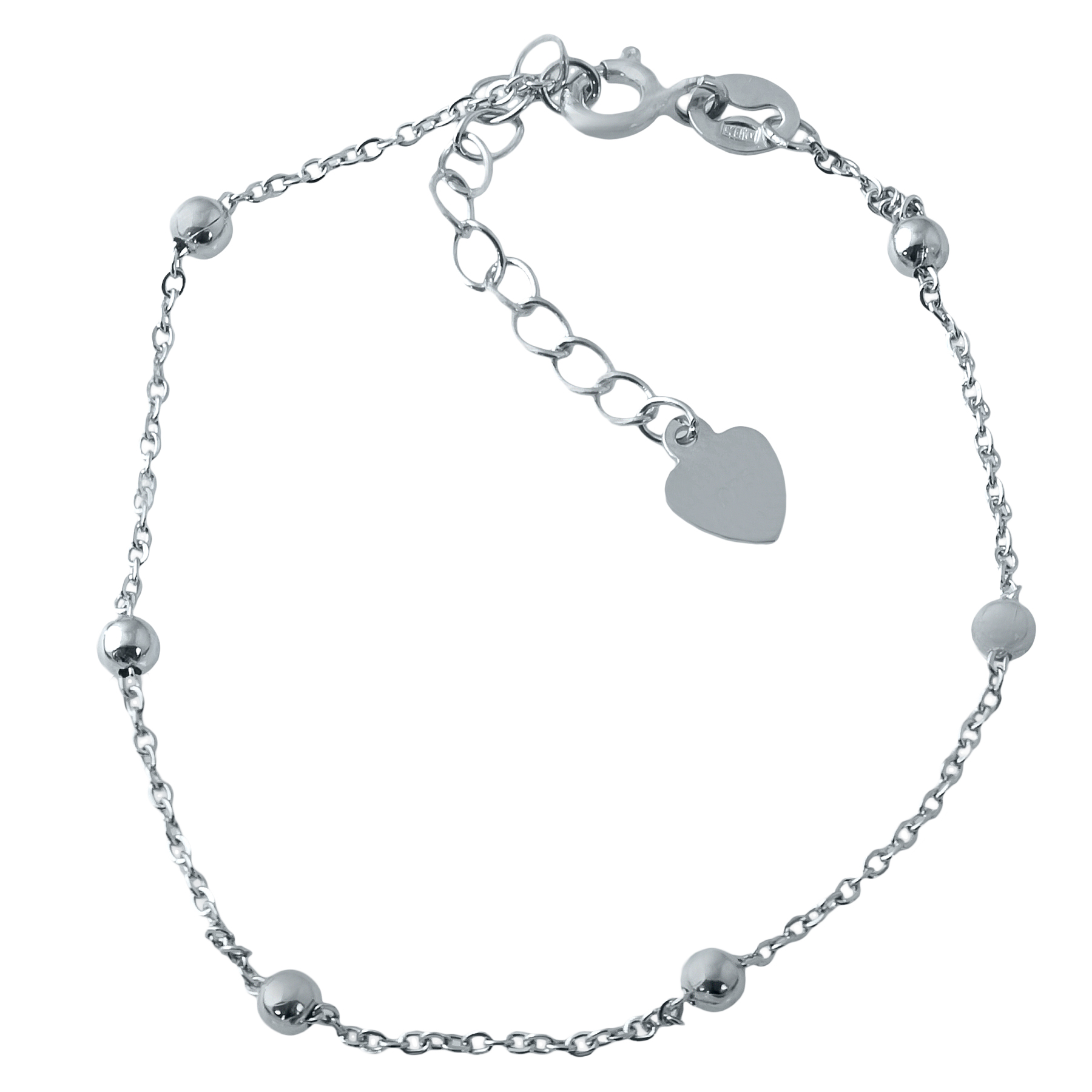 

Серебряный браслет на ногу SilverLine без камней 2326 размер