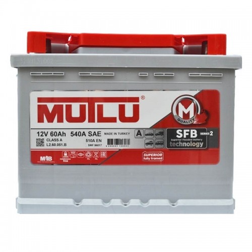 Аккумулятор Mutlu SFB (Ser2) 6CT-60Ah L+ 510A (EN) – фото, відгуки ...