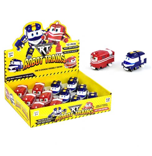 

Набор игрушечных паровозиков 12 шт WL Toys «Робокар Поли» (ZY-619)