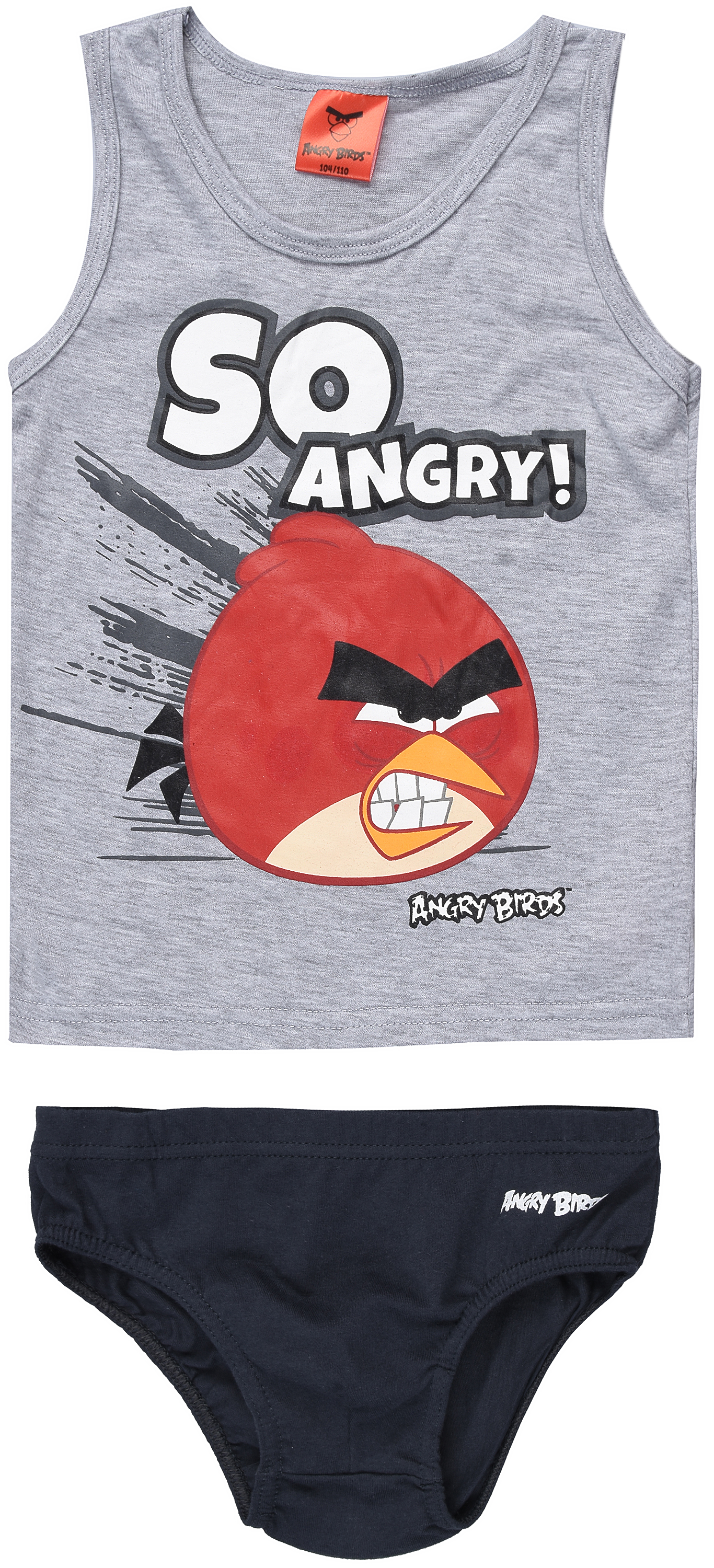

Майка + трусы Disney Angry Bird ABC 52 32 011 128-134 см Серые