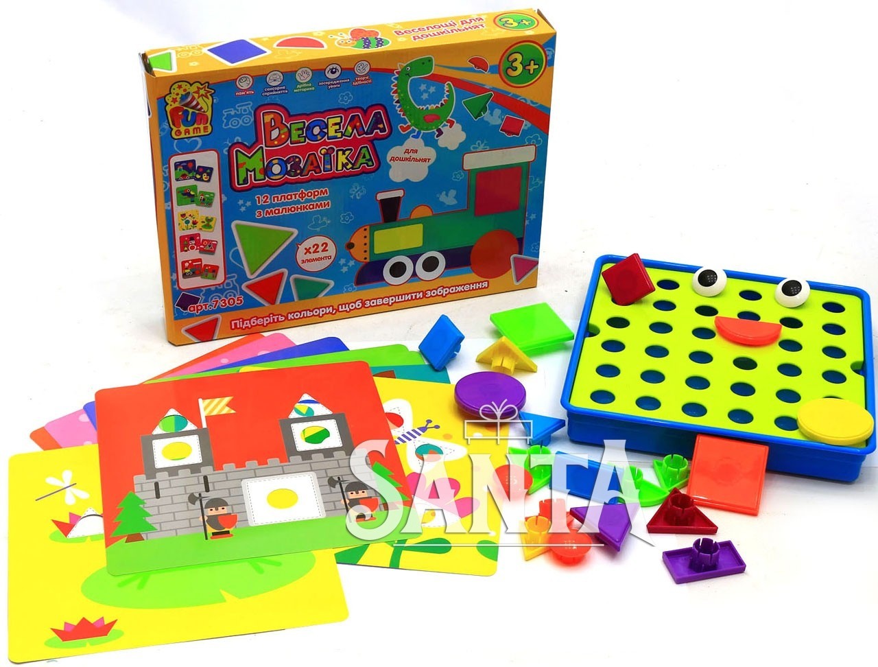 

Развивающая мозаика Fun game 7305 «Весела Мозаїка»