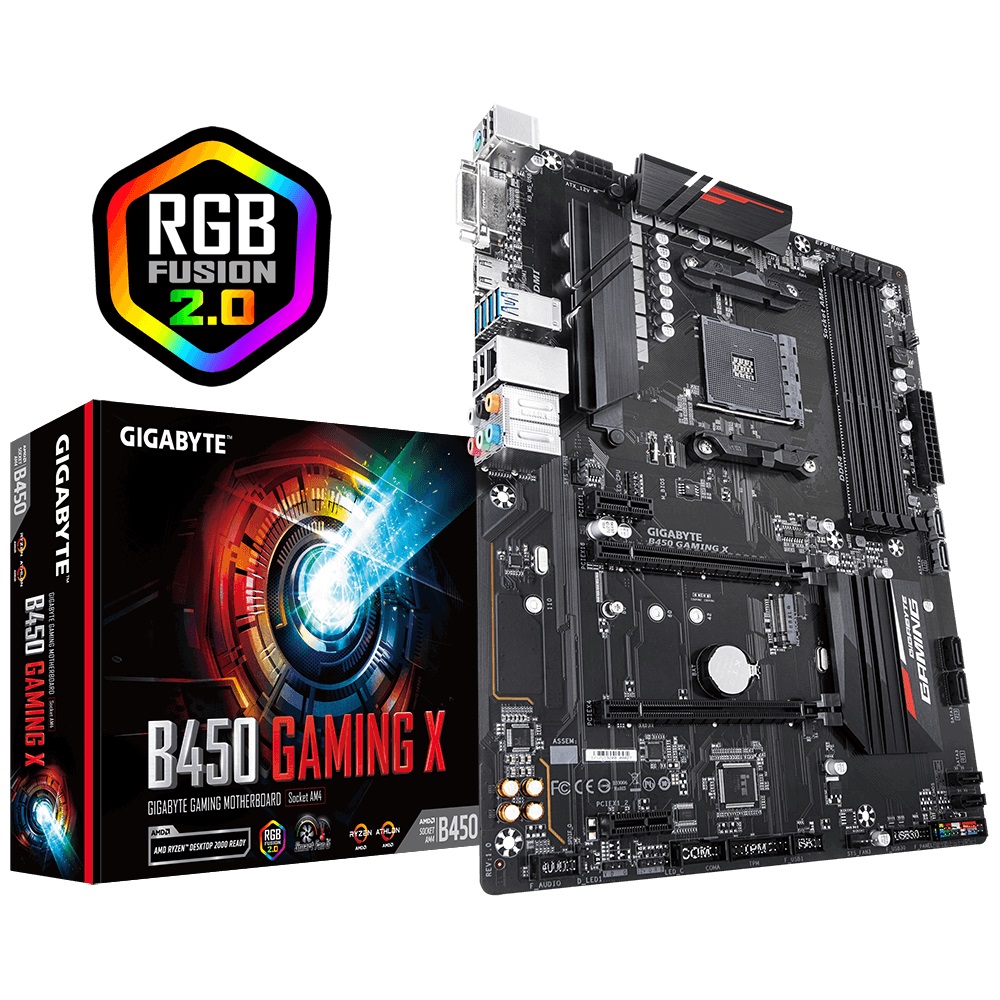 

Материнская плата Gigabyte B450 Gaming X Socket AM4