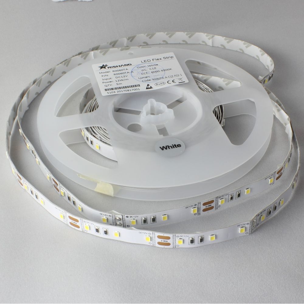 

Светодиодная лента LED RISHANG 4000K 60шт/м 12V 12w/m 1 5м R0060TA-A4