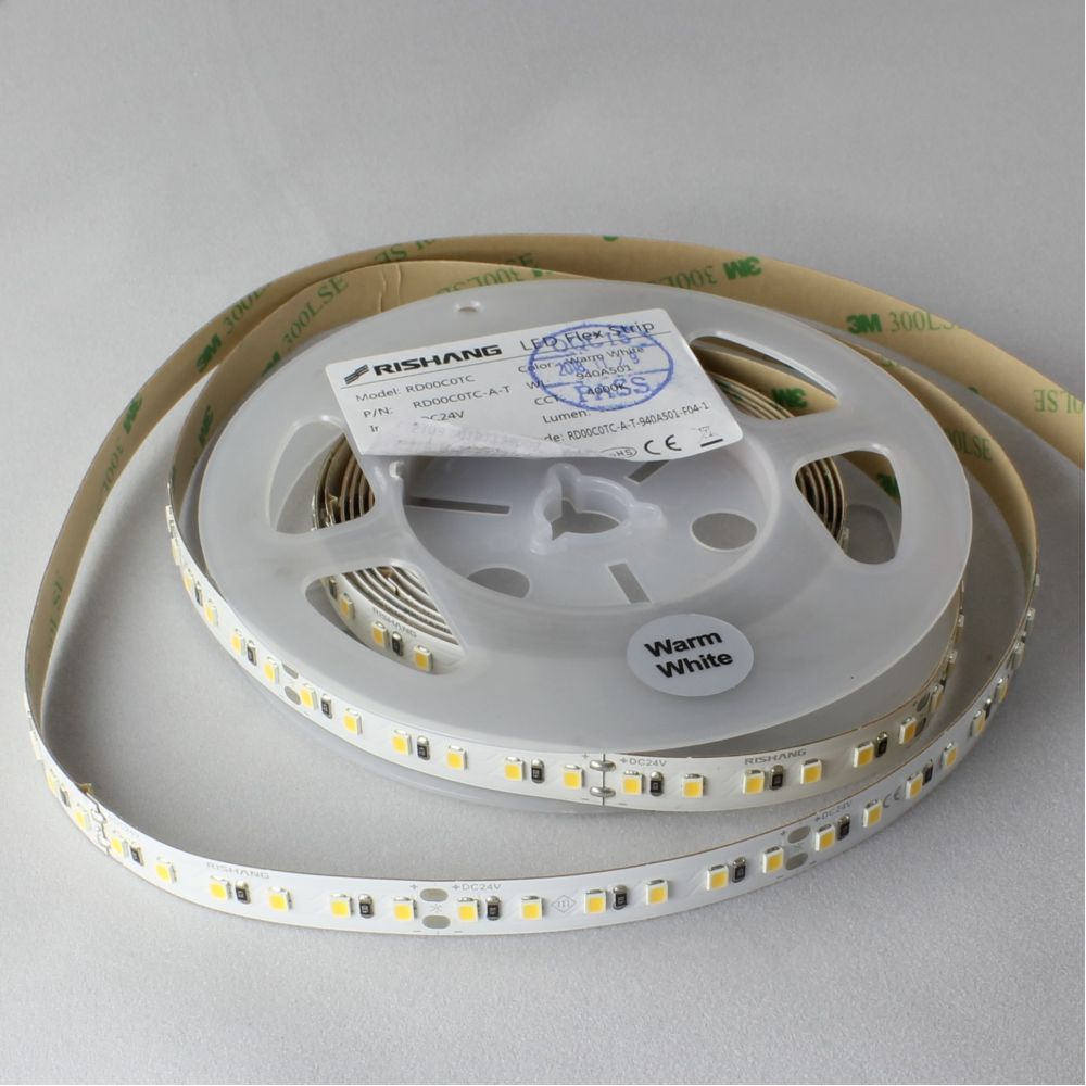 

Светодиодная лента LED RISHANG 6000K 120шт/м 24V 24w/m 3м RD00C0TC-A-T6