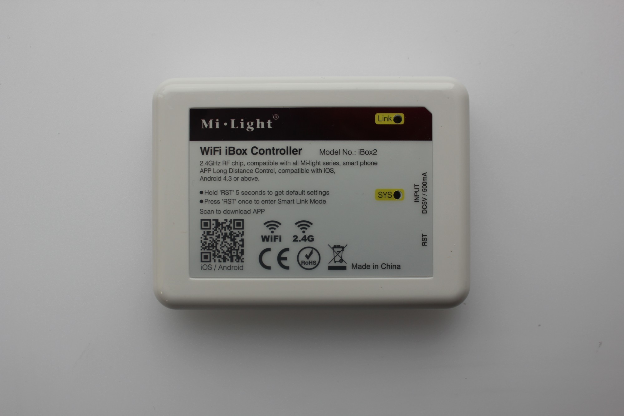 

WIFI Box S контроллер MiLight 1шт Wi-Fi Box S