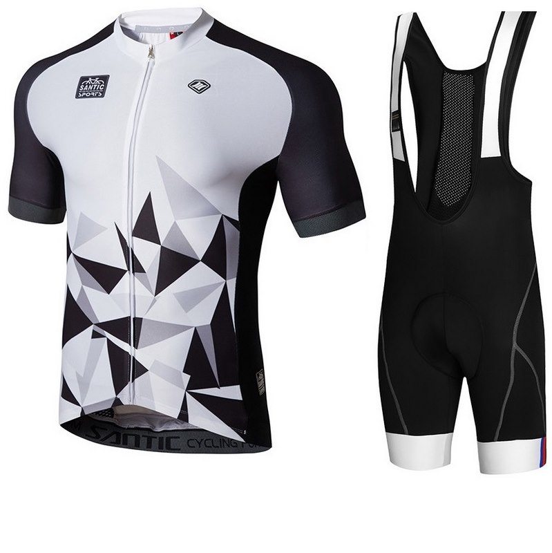 

Велокостюм мужской SANTIC Elite L Black/White FS1930L