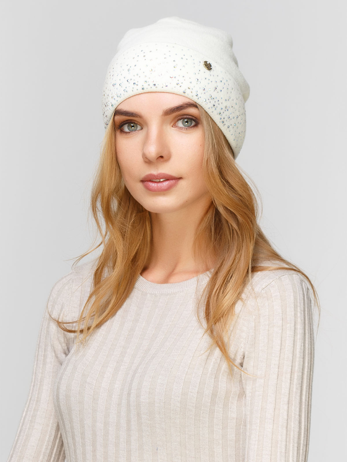 

Шапка Fashion Star 54-60 Молочный 5500438