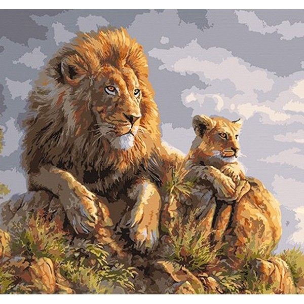 

Картина по номерам Danko Toys "Симба" 40*40см KpNe-02-06 164520