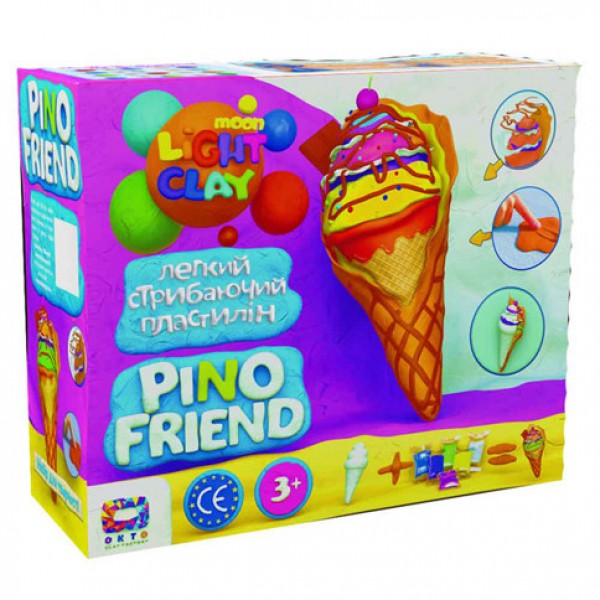 

Набор легкого прыгающего пластилина ОКТО Moon Light Clay Pino Friend Айси (9) 70039 136647