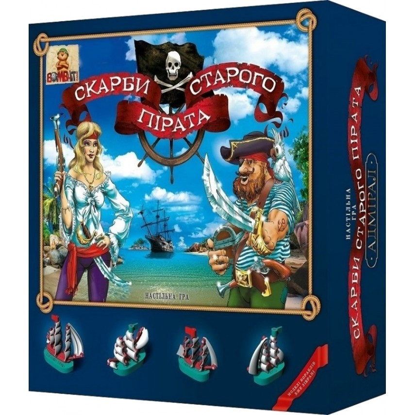 

Настольная игра Bombat Сокровища старого пирата 800033 164280