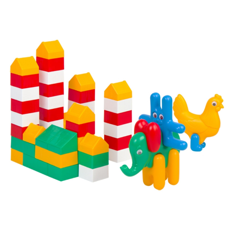 

Конструктор Colorplast "Зоо Блок" №3 53 детали 1883 164395