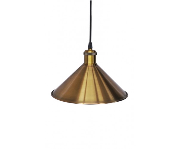 

ЛЮСТРА LOFT INDUSTRIAL CONE GOLD BRONZE