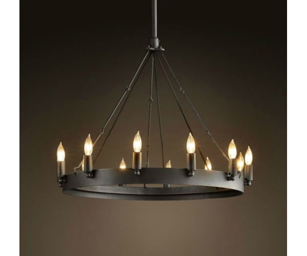 

ЛЮСТРА CAMINO ROUND CHANDELIER в стиле шале