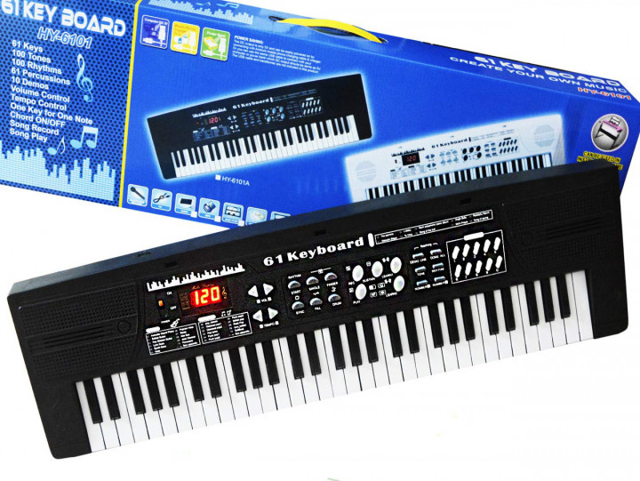 

Музыкальный синтезатор с микрофоном и зарядкой Kronos Toys 6101A Original