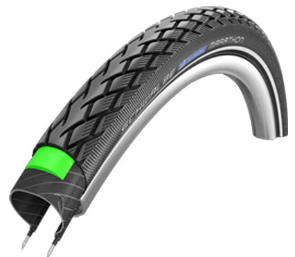 

Покрышка 28x1.75 (47-622) Schwalbe MARATHON HS420 GreenGuard B/B+RT EC 67EPI 33B