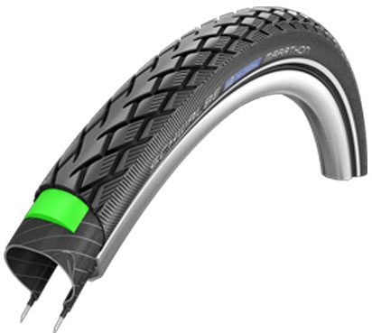 

Покрышка 28x1.50 (40x622) Schwalbe MARATHON HS420 Green Guard B/B+RT EC 67EPI 28B
