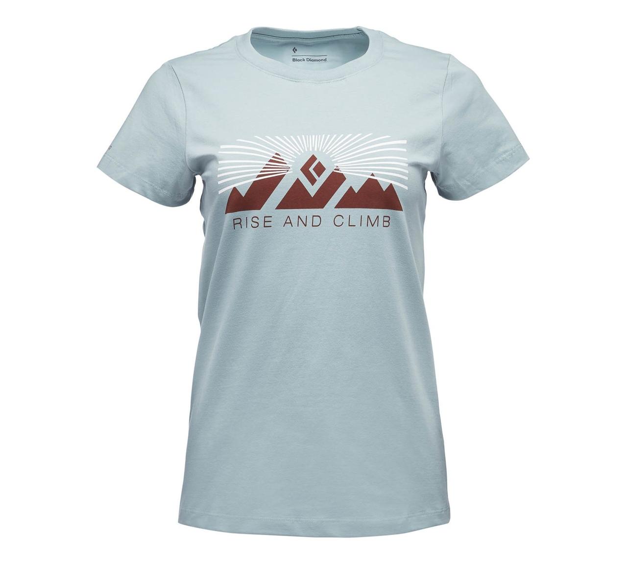 

Футболка женская Black Diamond SS Rise And Climb Tee M, Blue Ash