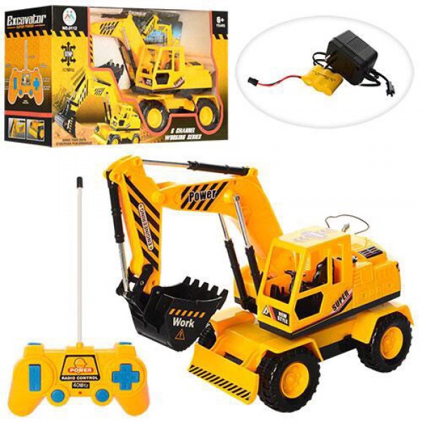 

Машинка на радиоуправлении Экскаватор Радиоуправляемая игрушечная спецтехника Happy Toys (0112)