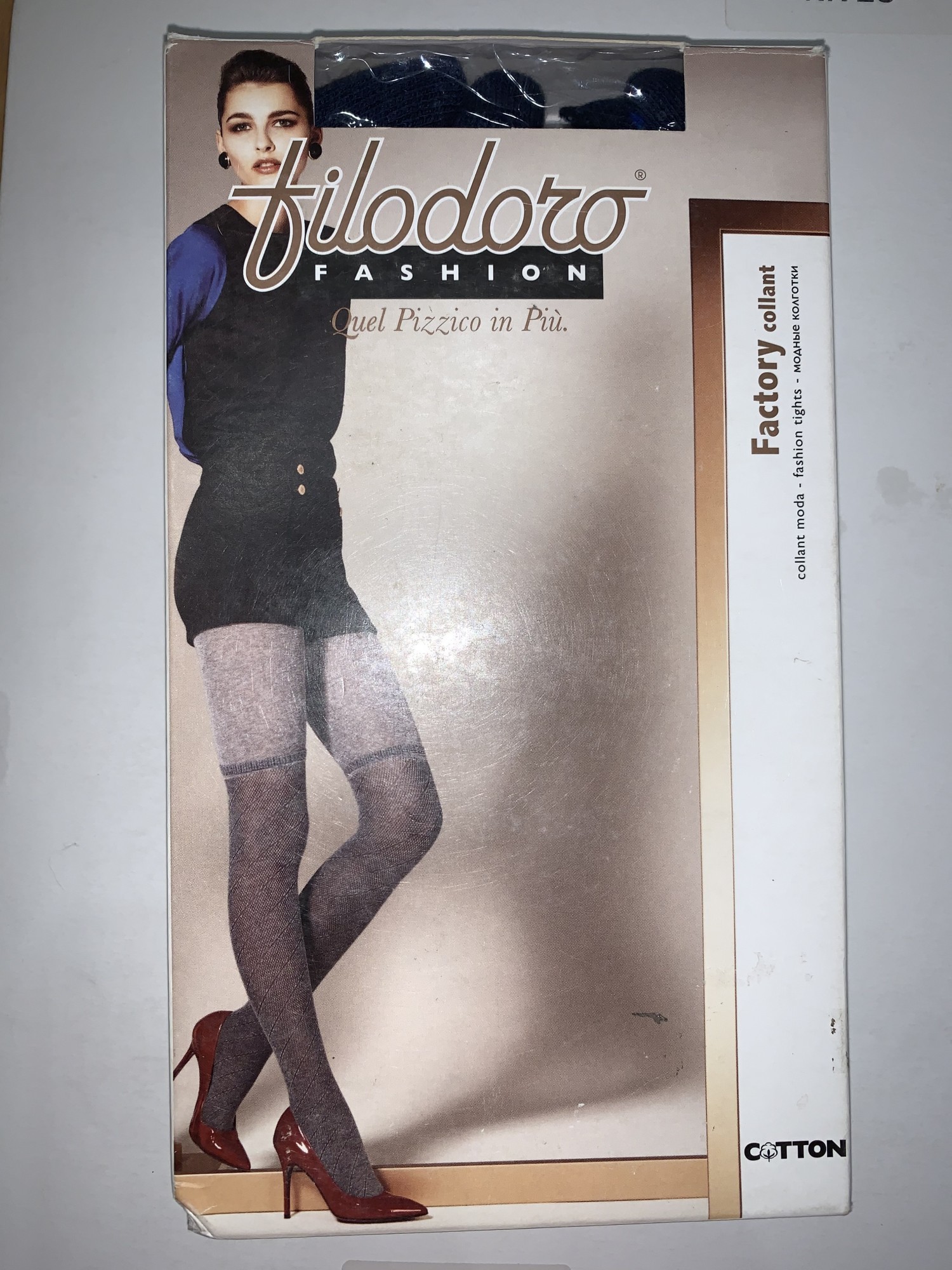 

Колготки женские теплые Filodoro раз-р. / синие, Колготки женские теплые Filodoro раз-р. M/L синие