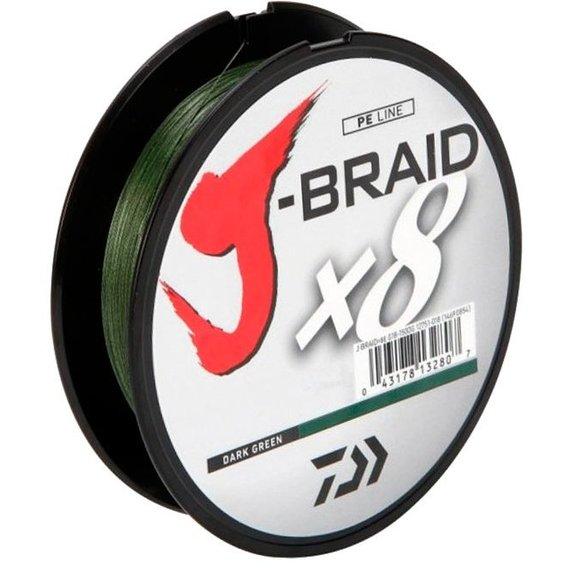 

Шнур Daiwa J-Braid X8 0,06mm 150m Dark Green