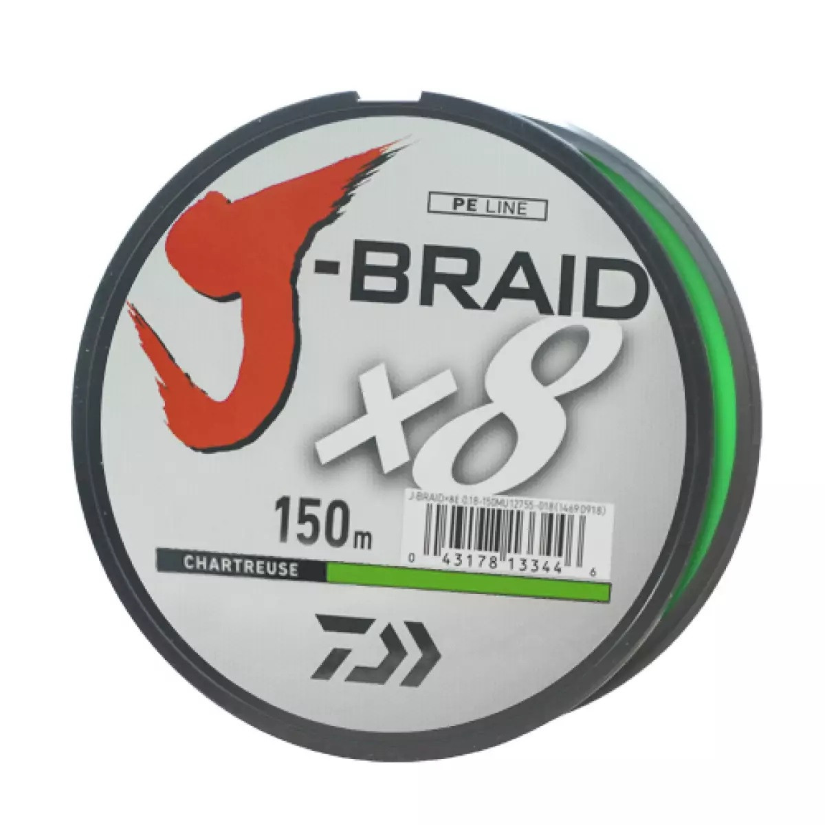 

Шнур Daiwa J-Braid X8 0,06mm 150m chartreuse