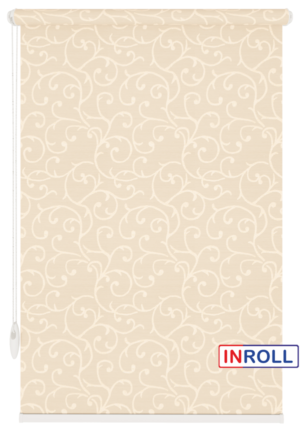 

Ролета тканевая INROLL Есо-Mini 120х165 см Akant Кремово-розовый 2070
