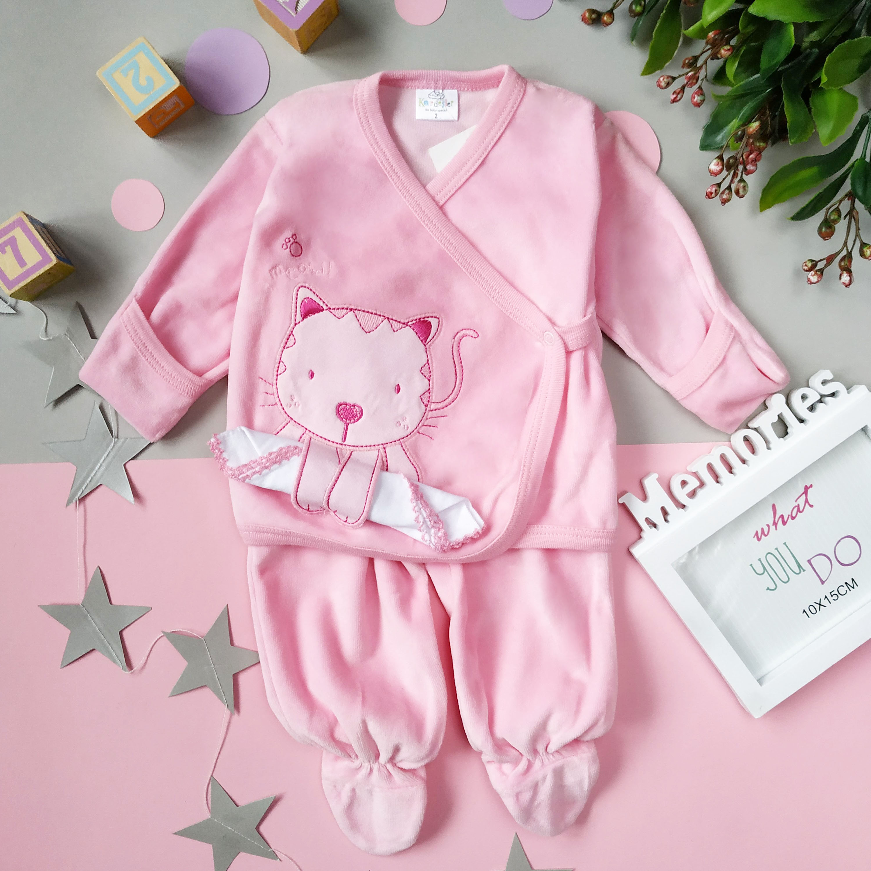 

Костюм велюровый Kids Planet 3708 56 см Розовый