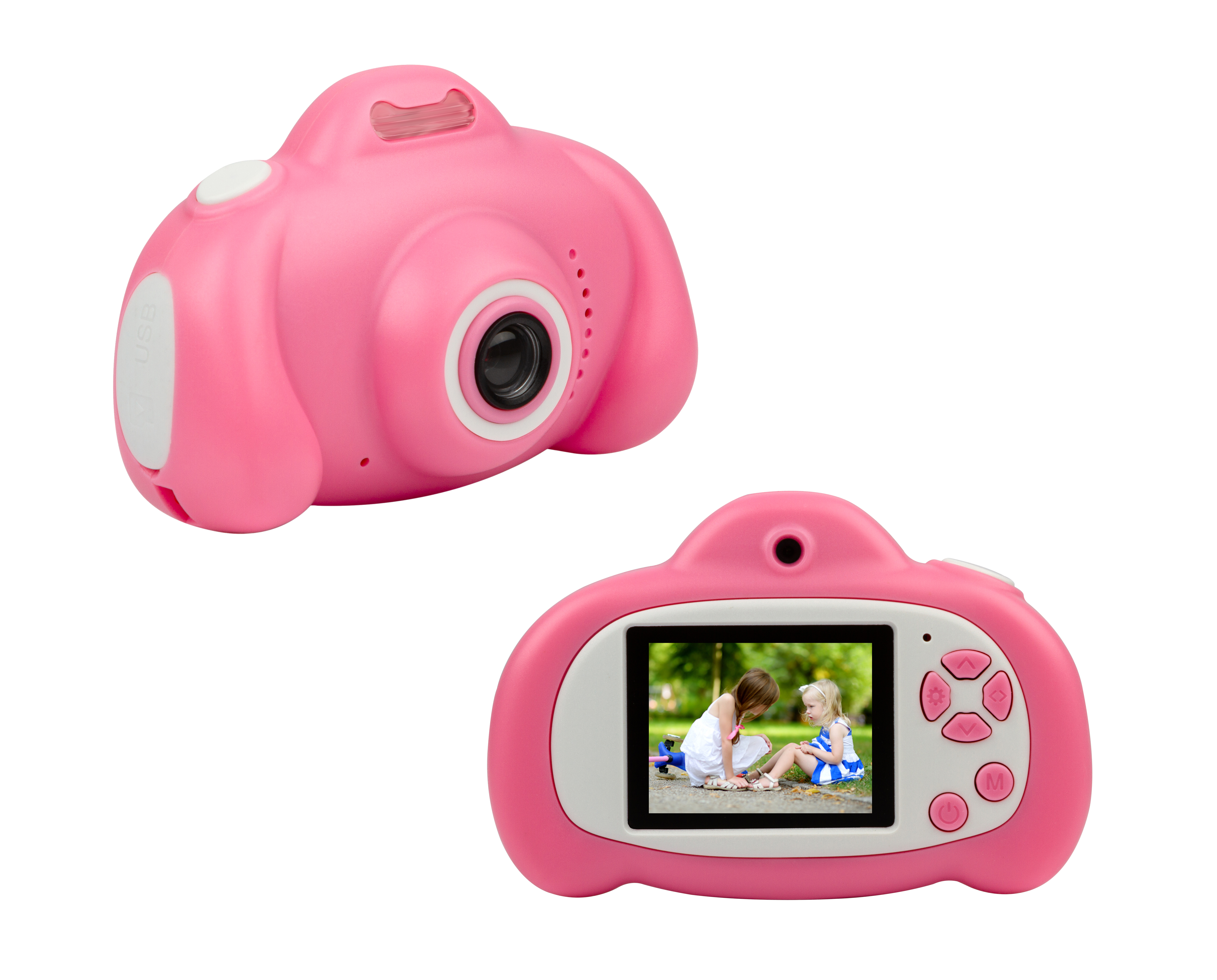 

Цифровой детский фотоаппарат ATOMIX Flix 10 LED TWO CAMERAS 20MP 1080p pink