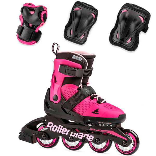 

Ролики детские ROLLERBLADE MICROBLADE COMBO (33-36.5) розовый ( 5349 )