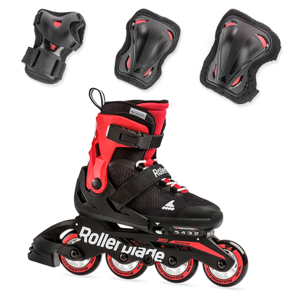 

Ролики ROLLERBLADE MICROBLADE COMBO (28-32) красный ( 4045 )
