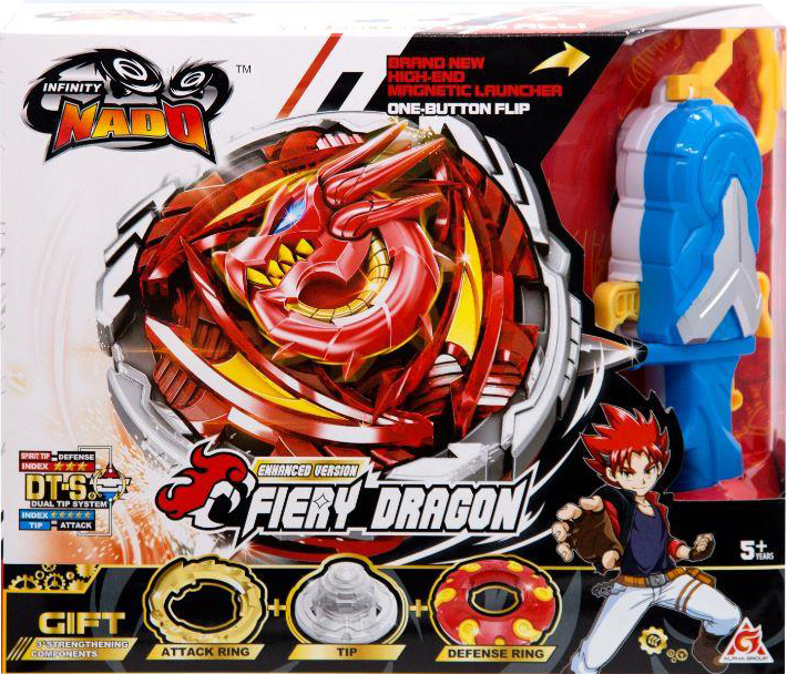 

Волчок Infinity Nado Auldey V серия Advanced Fiery Dragon Огненный Дракон (YW634402)