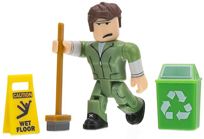 

Игровая фигурка Roblox Jazwares коллекционная Core Figures Welcome to Bloxburg: Glen the Janitor W3 8 см (ROG0106)
