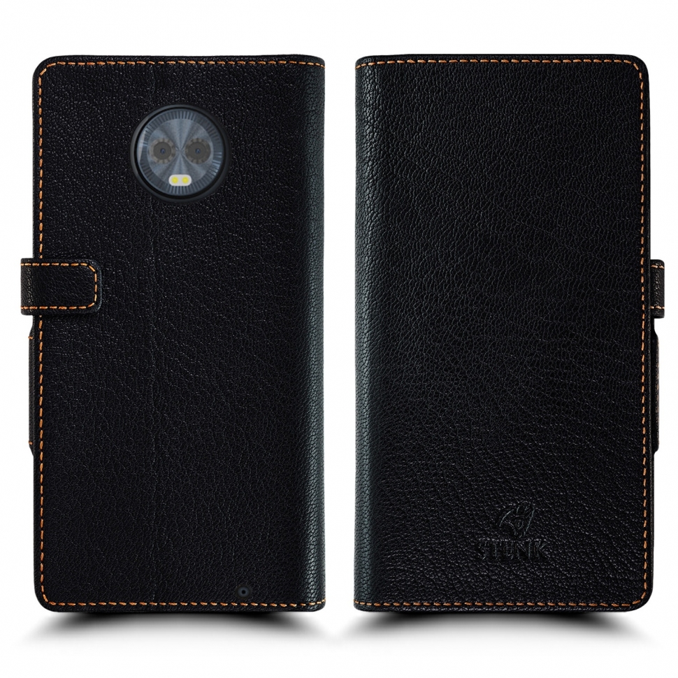 

Чехол книжка Stenk Wallet для Motorola Moto G6 Plus Чёрный