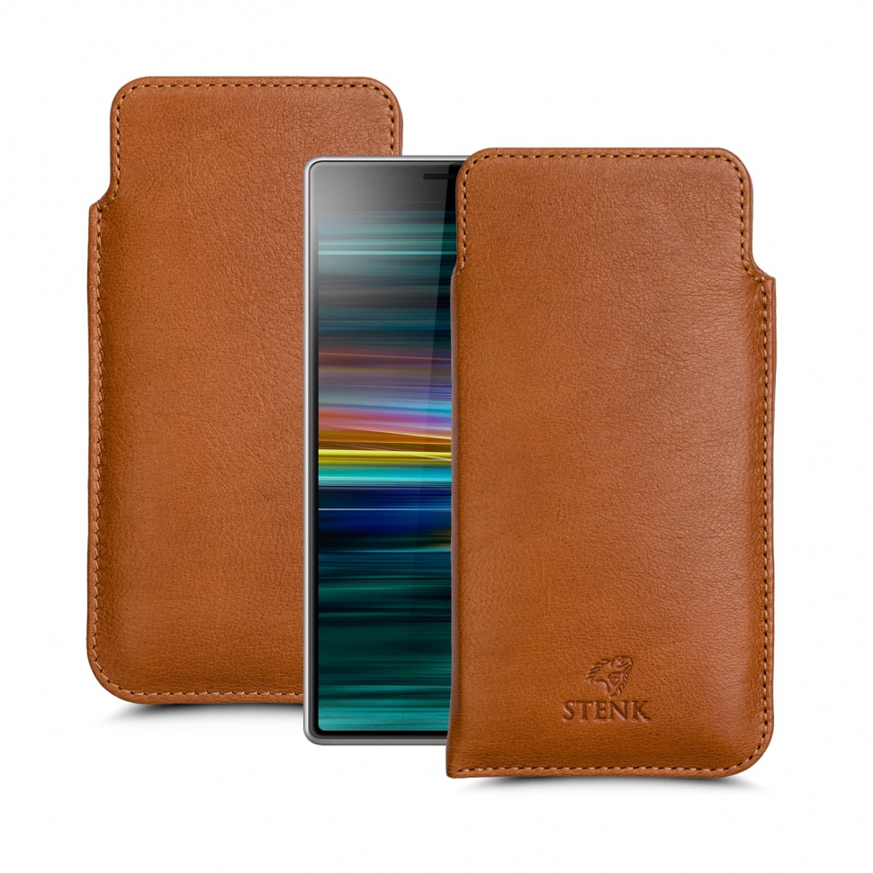 

Футляр Stenk Elegance для Sony Xperia 10 Plus Camel
