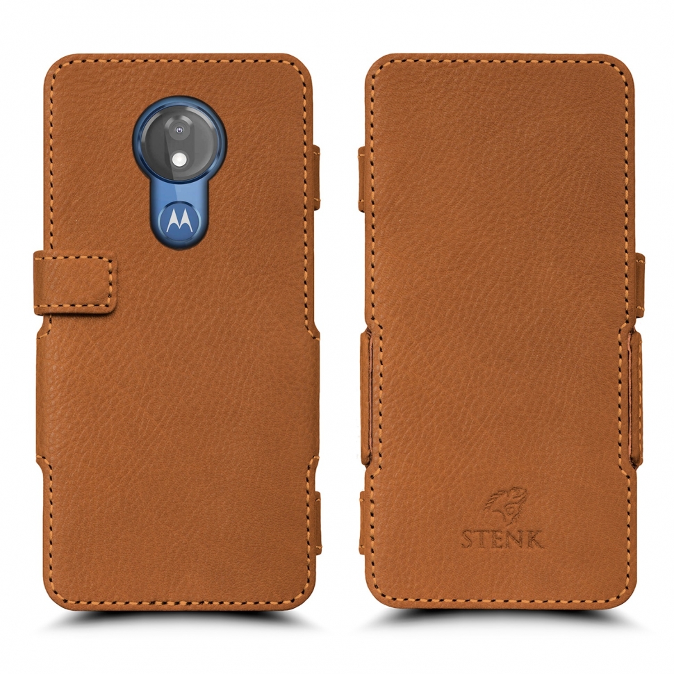 

Чехол книжка Stenk Prime для Motorola Moto G7 Power Camel