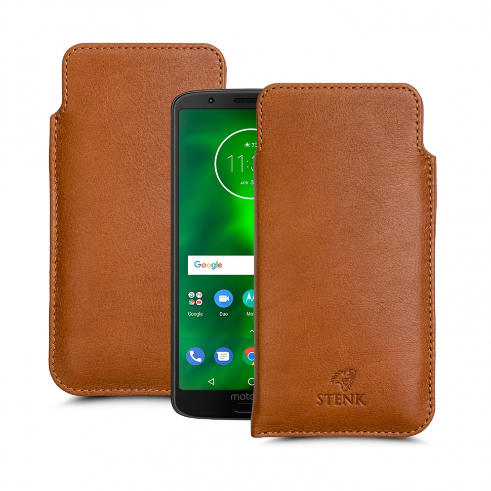 

Футляр Stenk Elegance для Motorola Moto G6 Camel