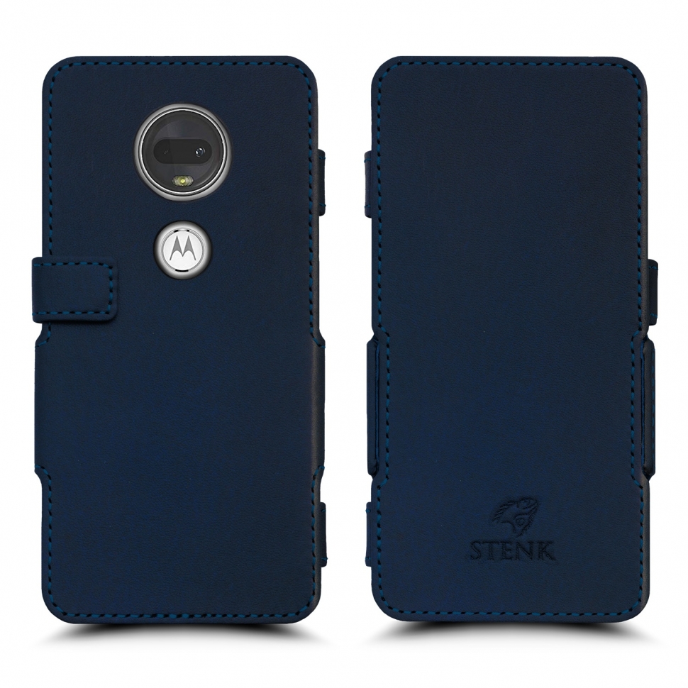 

Чехол книжка Stenk Prime для Motorola Moto G7 Синий