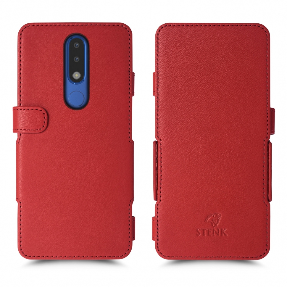 

Чехол книжка Stenk Prime для Nokia 5.1 Plus Красный