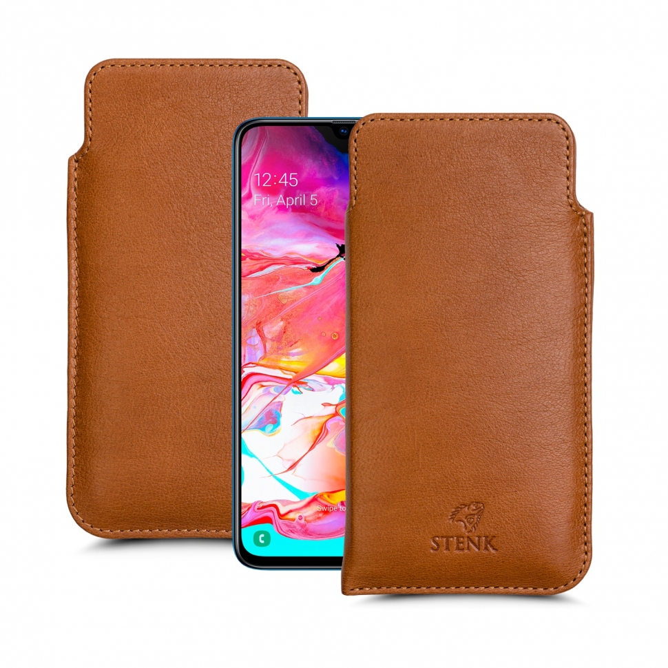 

Футляр Stenk Elegance для Samsung Galaxy A70 Camel