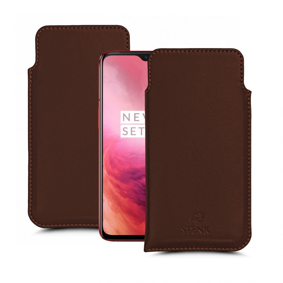 

Футляр Stenk Elegance для OnePlus 7 Коричневый