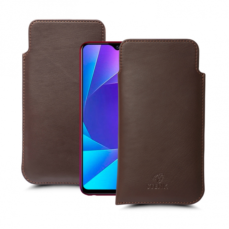 

Футляр Stenk Elegance для Vivo Y95 Коричневый