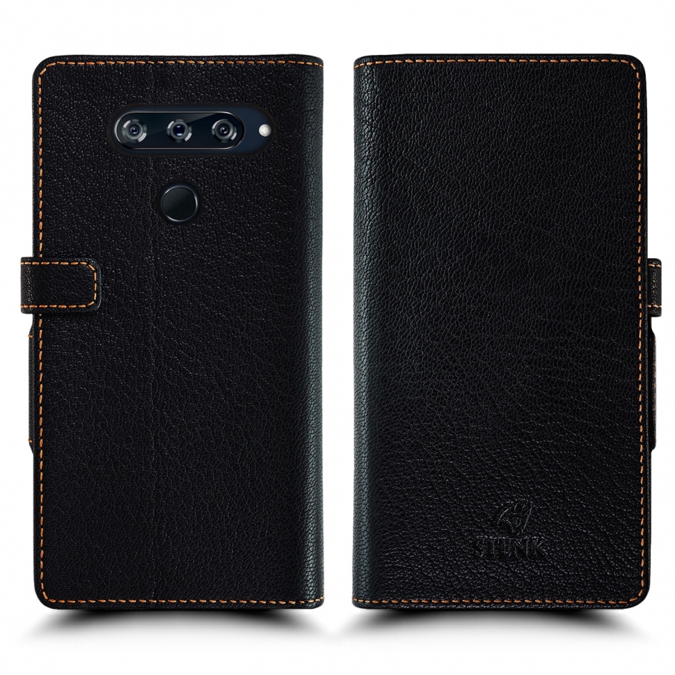 

Чехол книжка Stenk Wallet для LG V40 ThinQ Чёрный