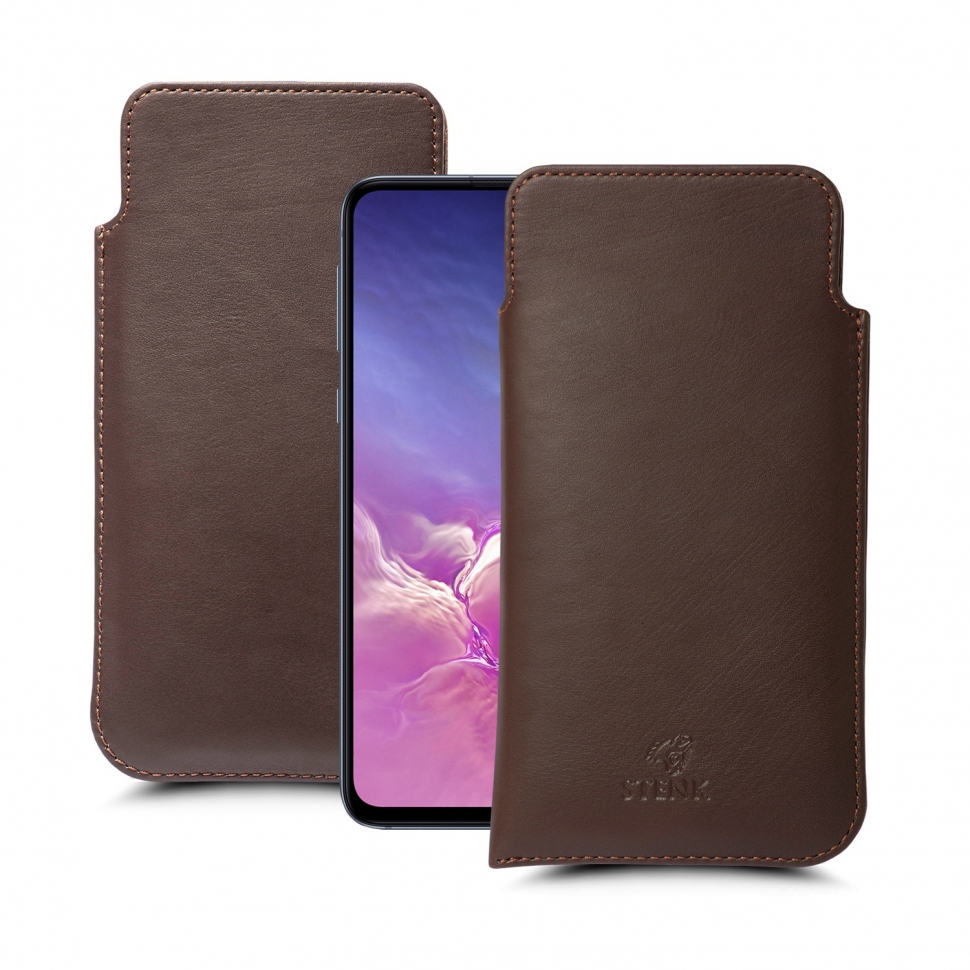 

Футляр Stenk Elegance для Samsung Galaxy S10e Коричневый