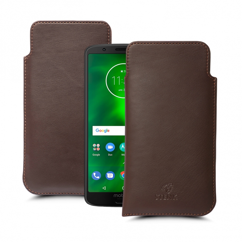 

Футляр Stenk Elegance для Motorola Moto G6 Коричневый