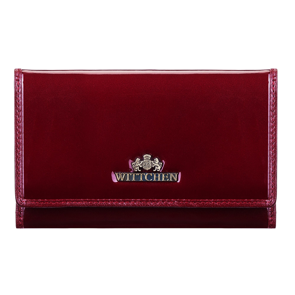 

Кошелек кожаный 14-1L-916-3 бордовый